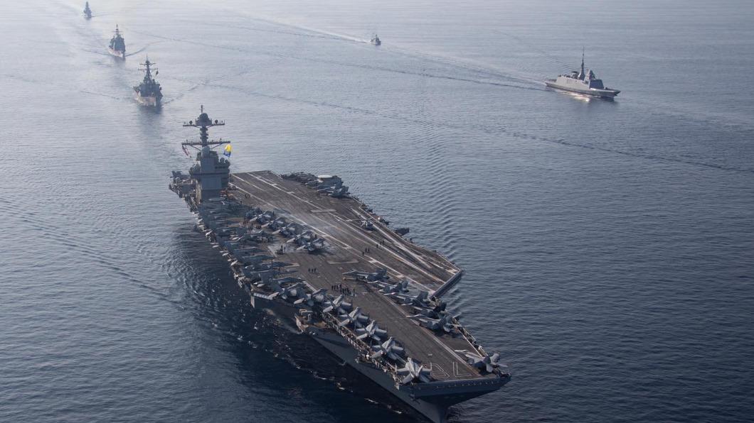 美國航空母艦福特號。（圖／翻攝自USS Gerald R. Ford臉書）