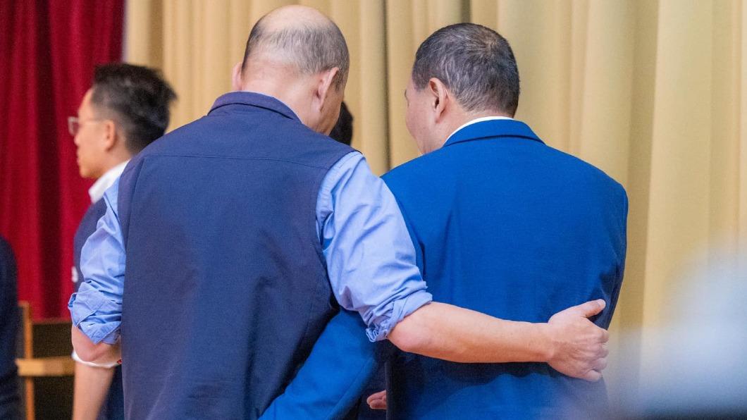 侯友宜說韓國瑜對他說一定會挺他。(圖/翻攝自侯友宜臉書)