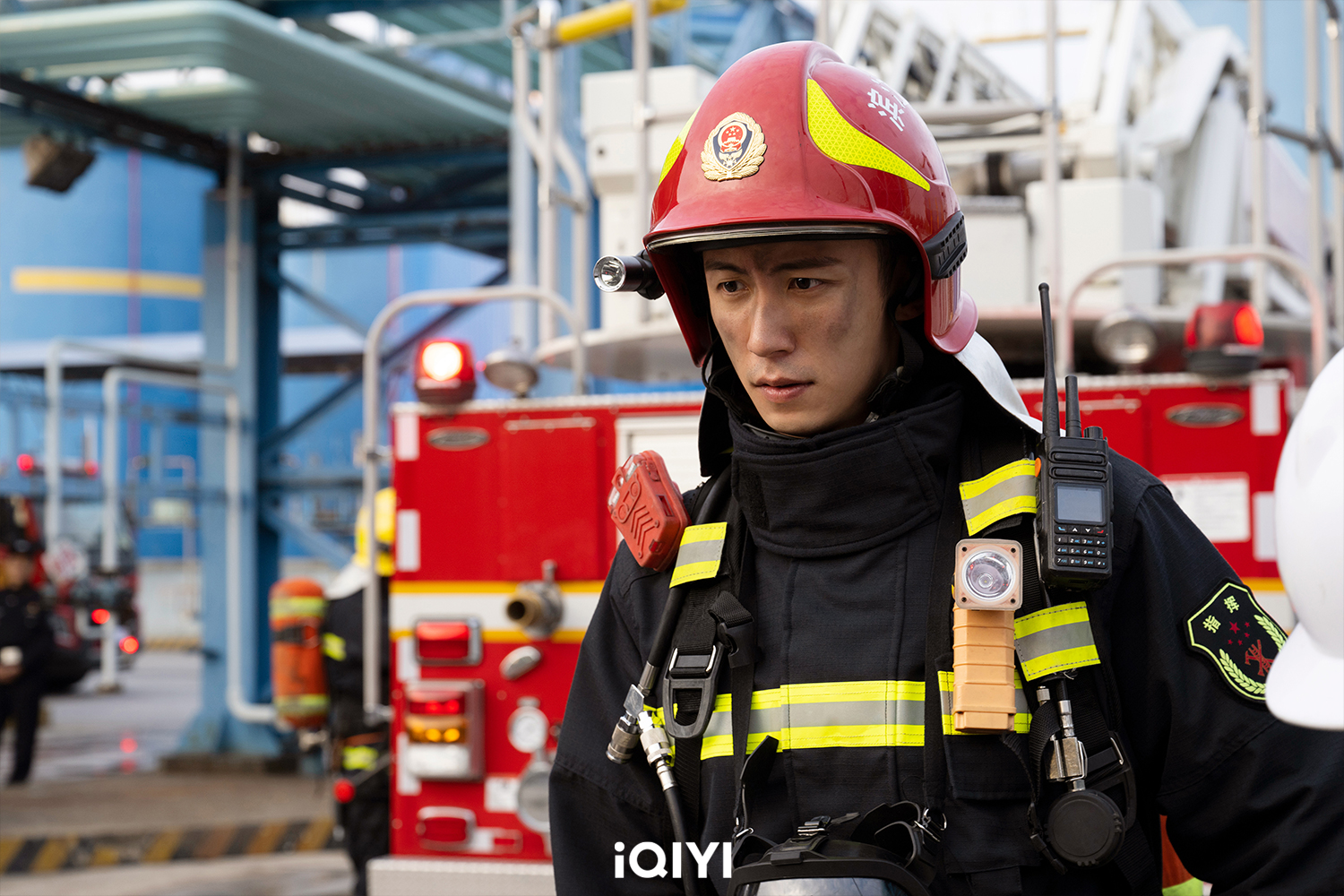 黃景瑜飾演消防特勤站站長「林陸驍」。（圖／iQIYI愛奇藝國際站提供）