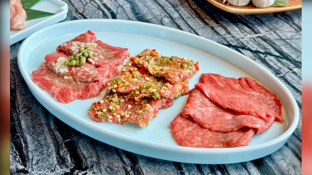 肉控必點的「和牛嫩牛肉拼盤」。（圖／食尚玩家）