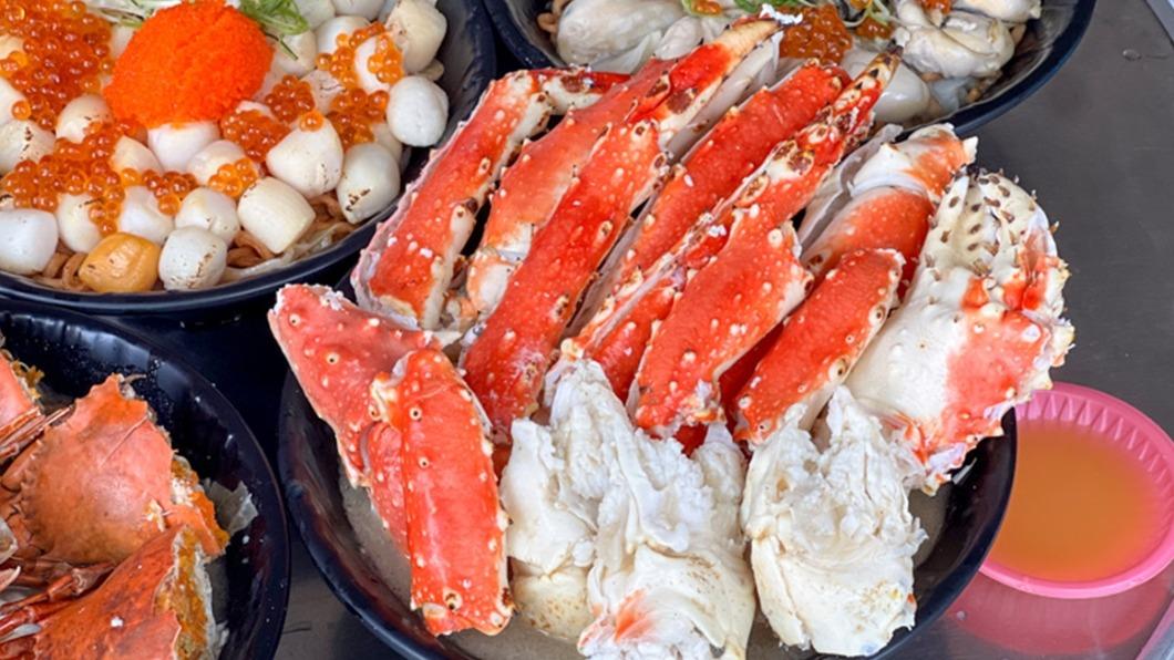 「鱈場蟹意麵」滿滿一碗全是蟹肉，肉質飽滿鮮美。（圖／花露露 の花花世界提供）