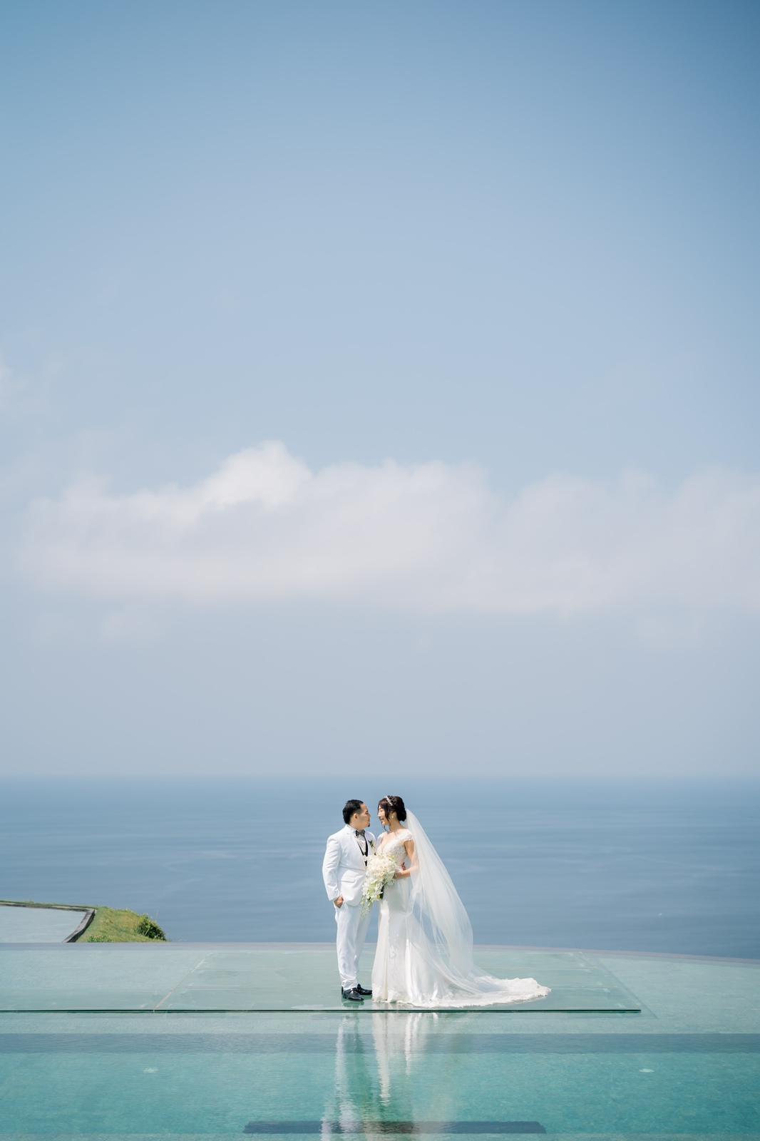 等了3年!李宓與老公阿Q終於在峇里島完成婚禮。(圖/李宓提供)