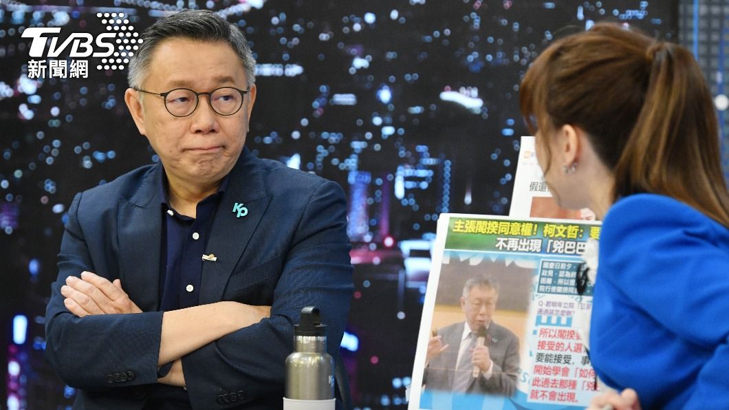 柯文哲今(13)日接受TVBS節目《TVBS戰情室》專訪。(圖/胡瑞麒攝)