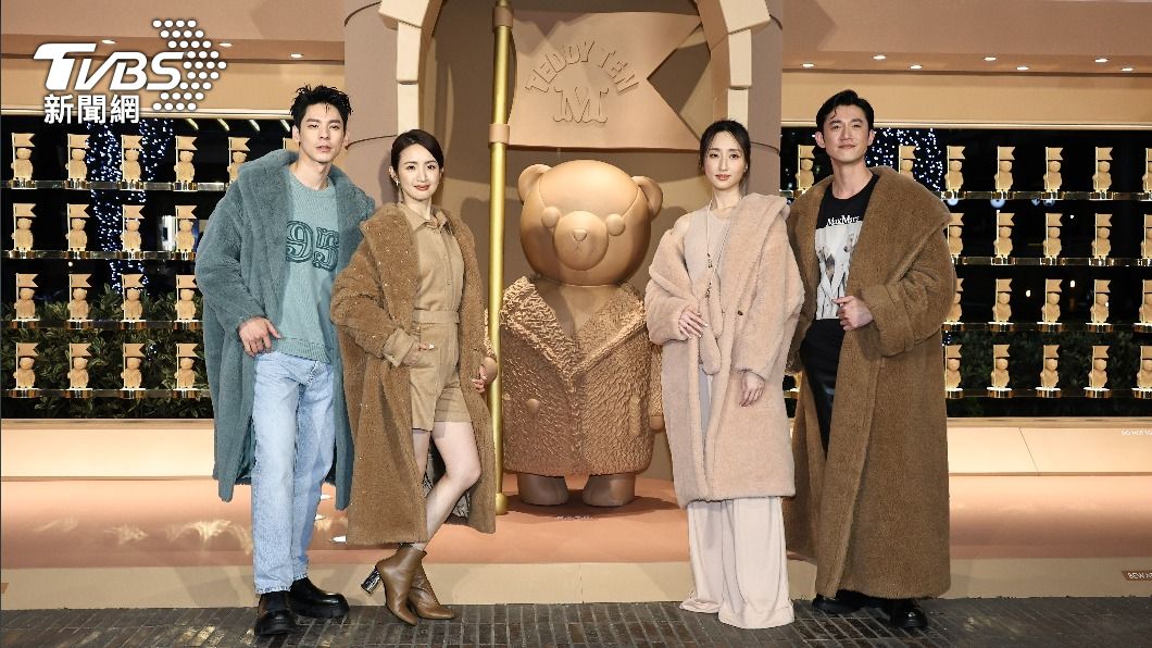 左起林柏宏、林依晨、柯佳嬿、吳慷仁。（圖／張哲鳴攝）