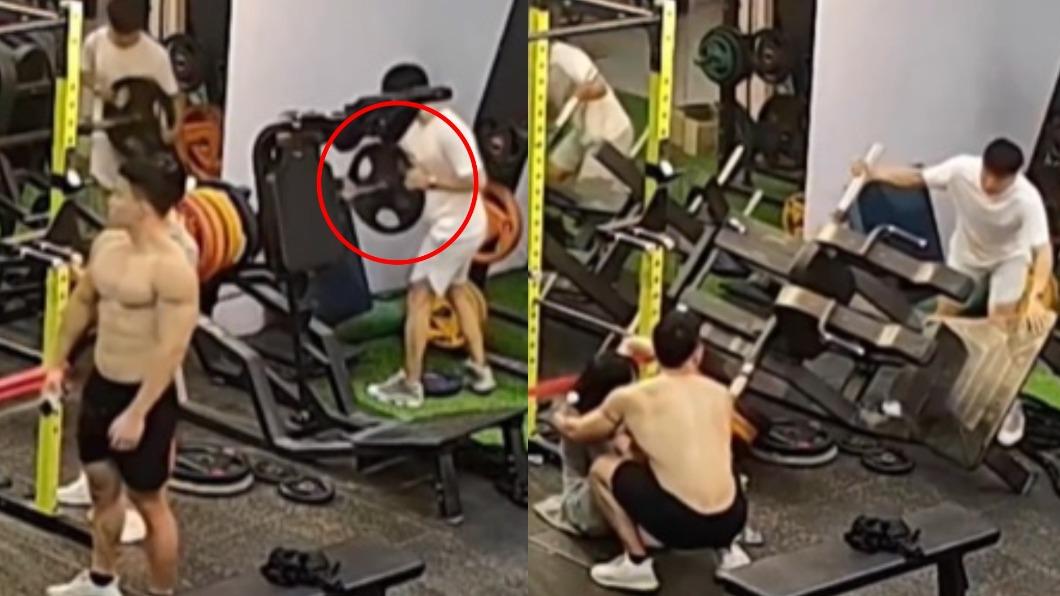 近百公斤槓片狠砸!短裙妹陪男友重訓 「腳趾斷4根」全身傷