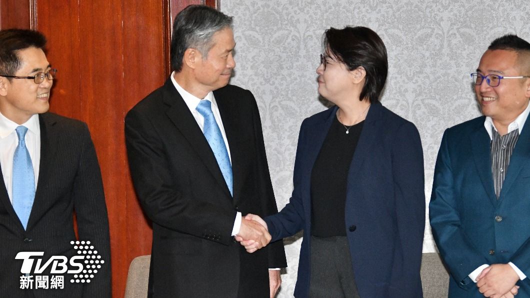 國民黨與民眾黨在今日針對「藍白合」進行會談。（圖／胡瑞麒攝）