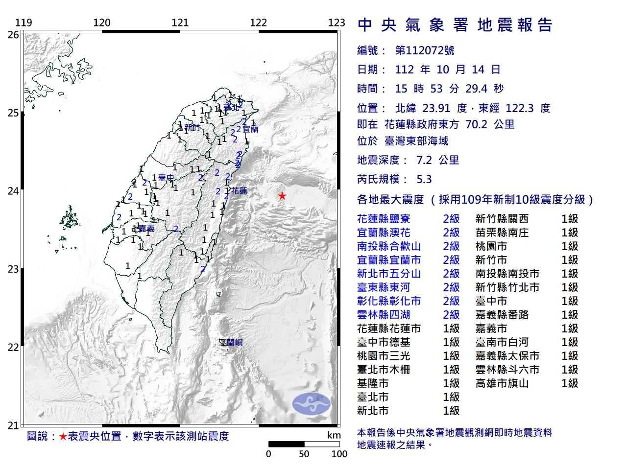 圖／中央氣象署