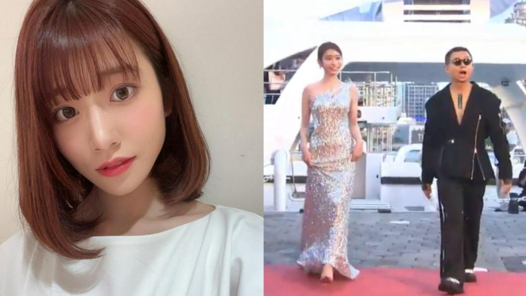 河北彩花飄仙氣!呱吉「西裝內沒穿」合體遭批自肥 認暈船:配不上她