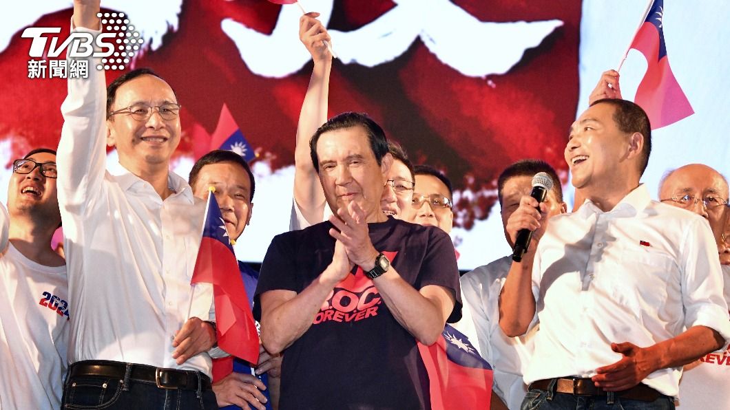 國民黨總統參選人侯友宜今（14）日舉行首場競總成立大會。（圖／胡瑞麒攝）
