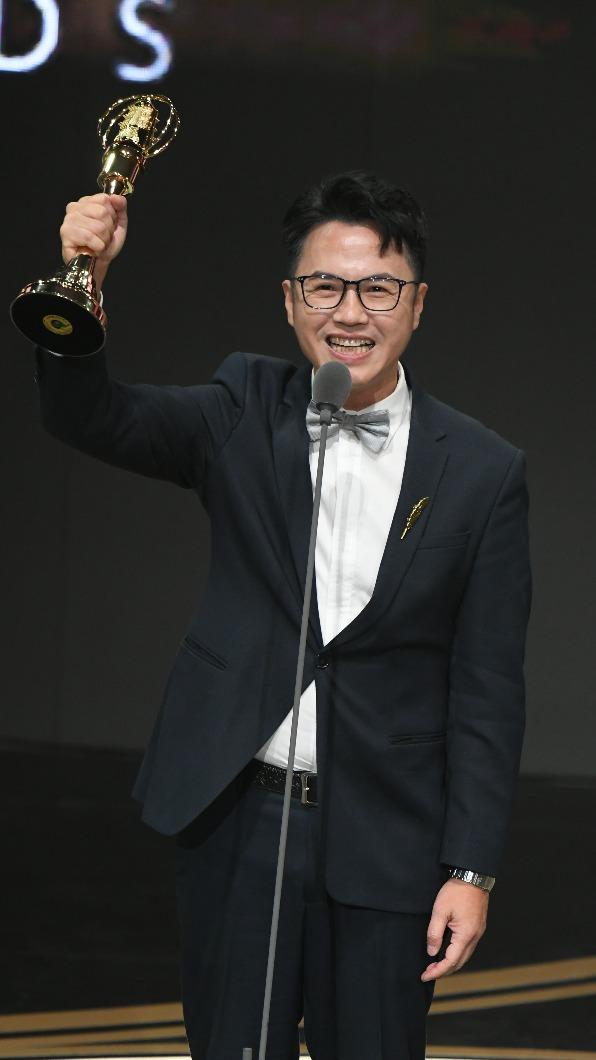 溫士凱一次帶走3座廣播金鐘獎。(圖/三立提供)