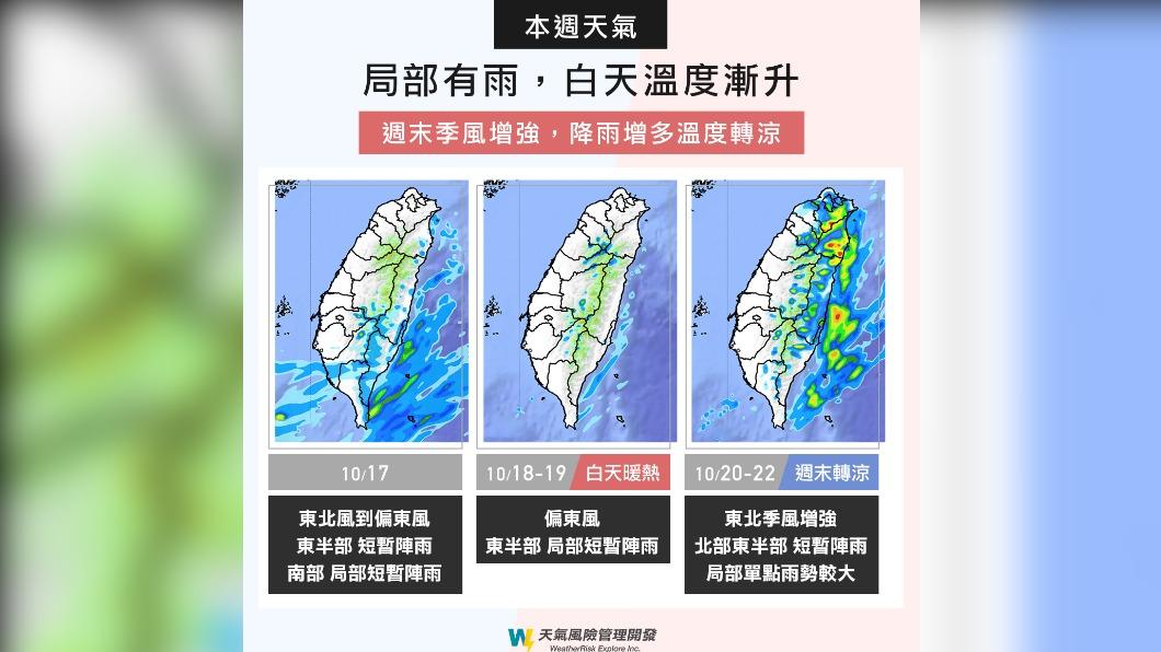 (圖/翻攝自天氣風險臉書)
