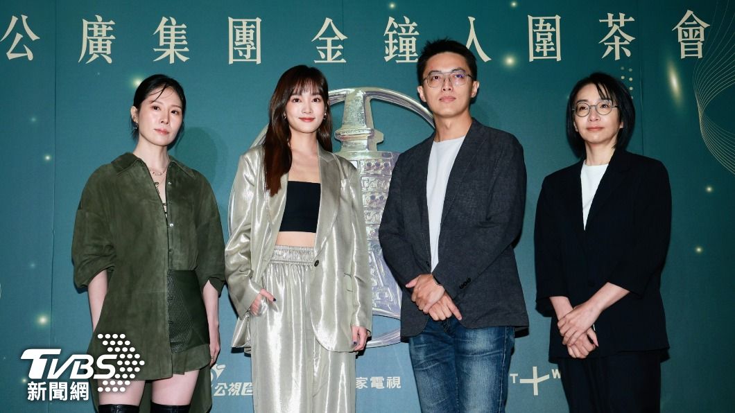 左起《人選之人-造浪者》蔡亘晏、王淨、導演林君陽、製作人林昱伶。(圖/趙世平攝)