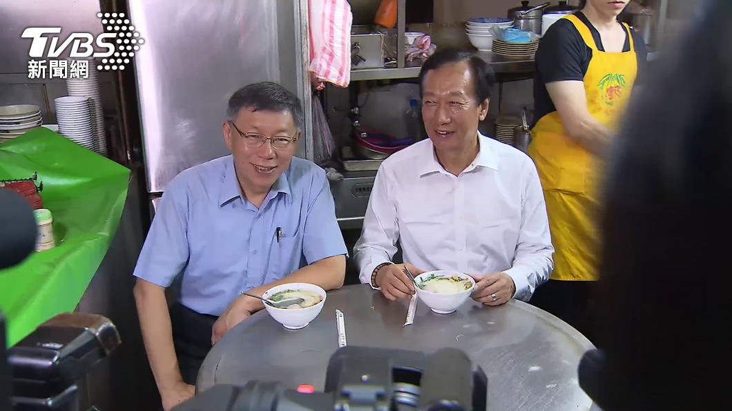 外傳郭台銘已備好2腹案要與柯文哲陣營磋商。(圖/TVBS)