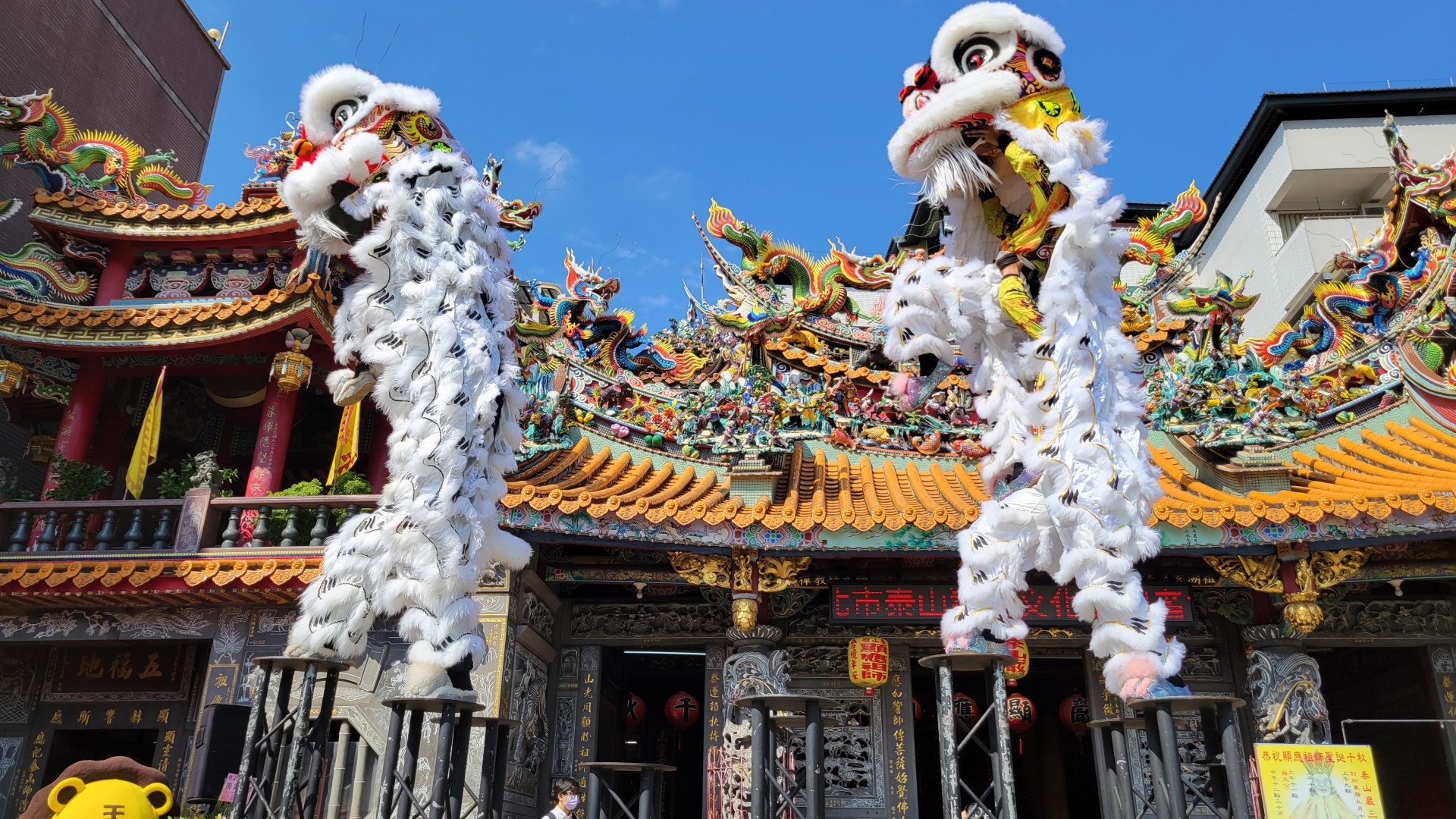 大顯獅威問鼎泰山 10/21全國舞獅高樁賽榮耀開打 新加坡國際獅團來臺比賽