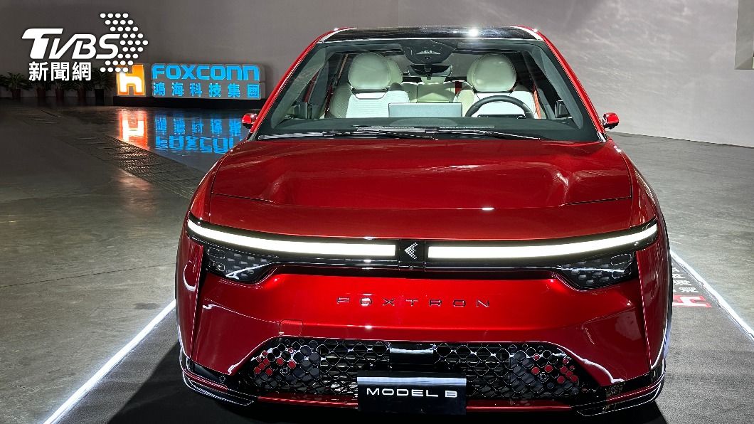 鴻海電動車Model B。（圖／呂欣芷攝）