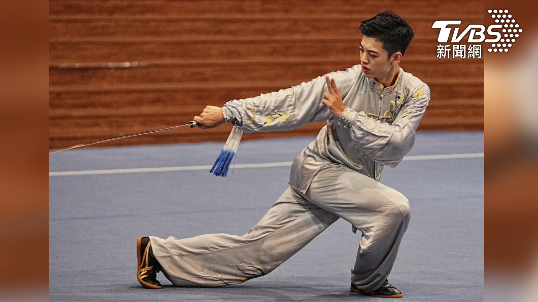 台南隊陳威融 在全運會太極拳/太極劍全能比賽上拿下金牌(圖/112全運會在台南官網)