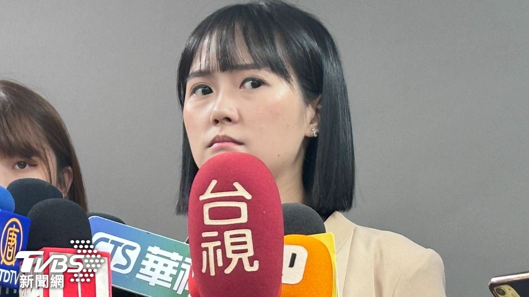 柯競辦發言人吳怡萱。(圖/陳昫蓁攝)