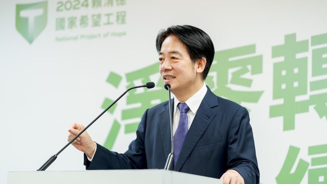 民進黨總統參選人賴清德。（圖／賴清德辦公室提供）