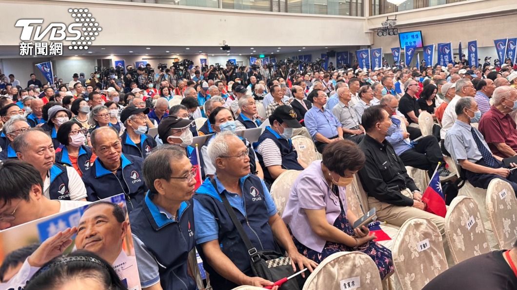 中華民國警系挺侯後援總會成立大會。(圖/林至柔攝)