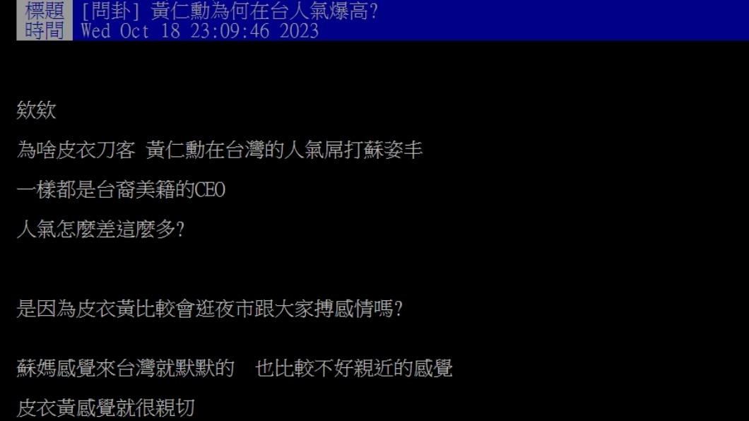 原PO發文。(圖/翻攝自PTT)