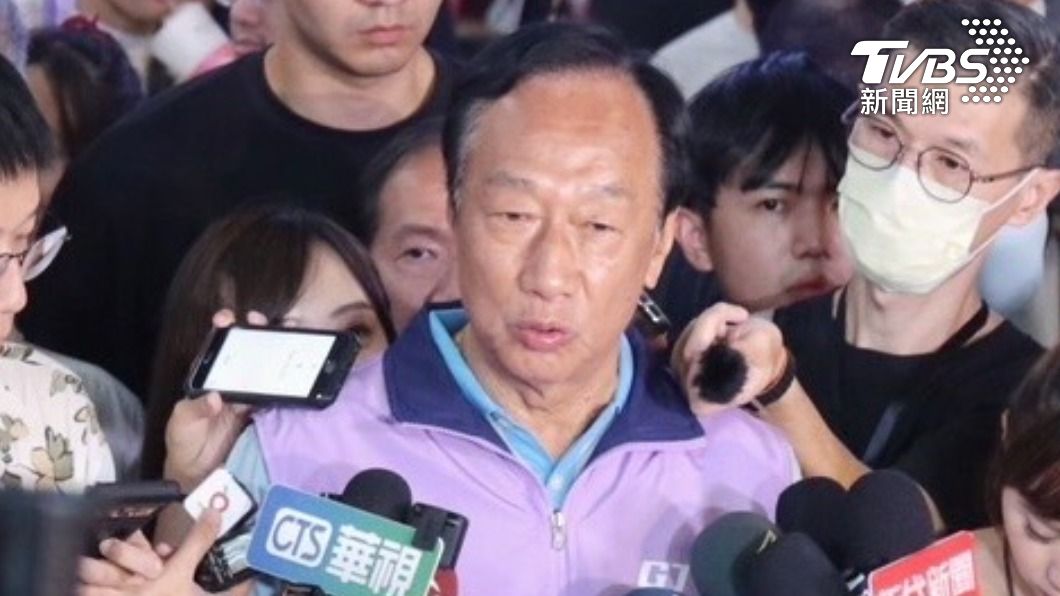 無黨籍總統參選人郭台銘（圖／郭台銘辦公室提供）