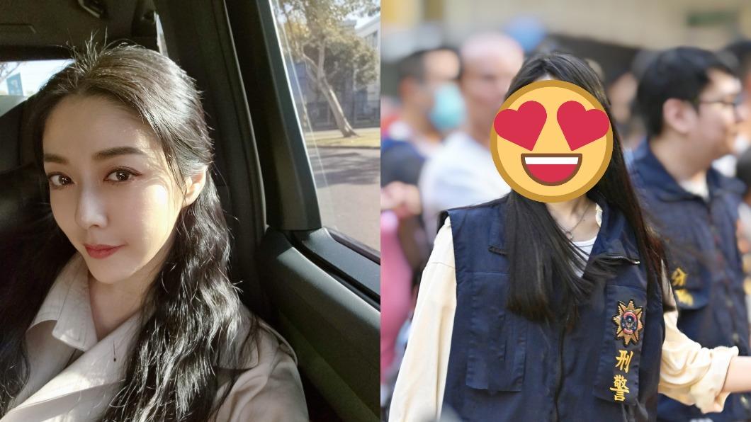 三重廟會藏嬌點!「長髮女刑警」激似韓瑜 千人求被逮捕