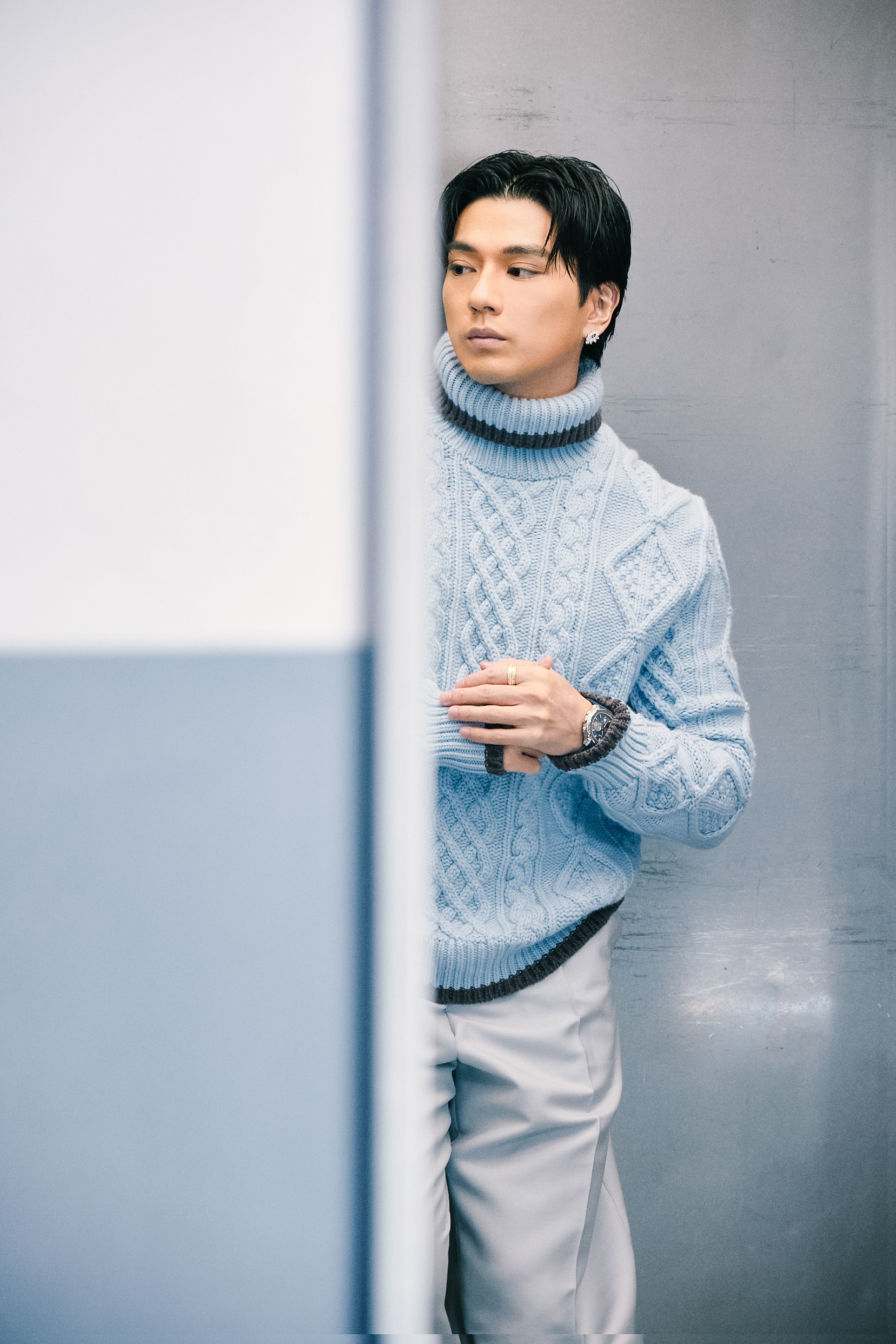 真劍佑第一次來台。(圖/鏡週刊)