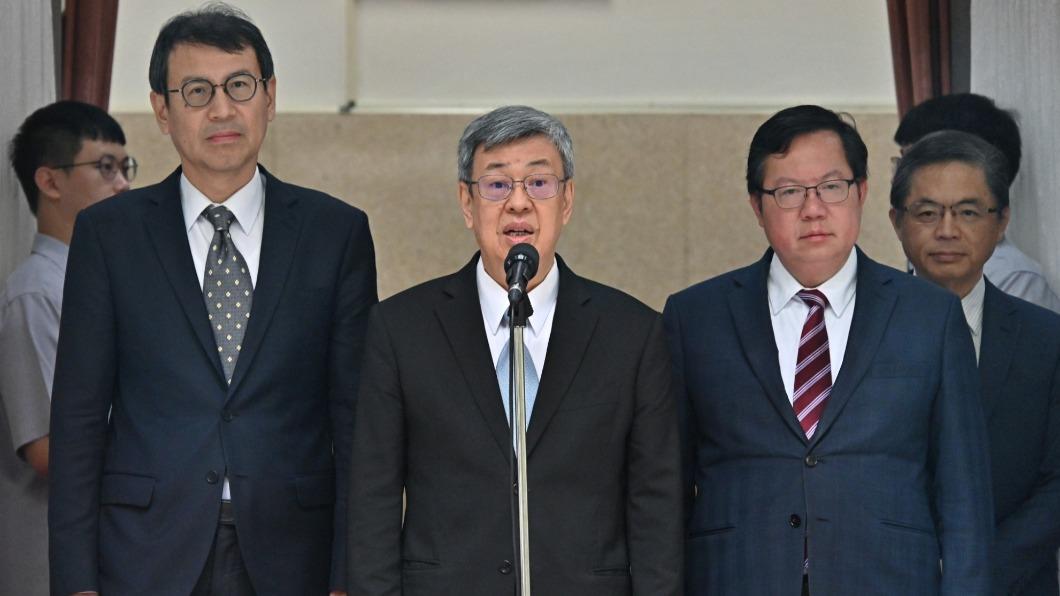 行政院長陳建仁今上午赴立院備詢。(圖/政院提供)
