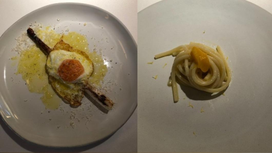 套餐上的料理讓網友看傻。(圖 / 翻攝自PTT)