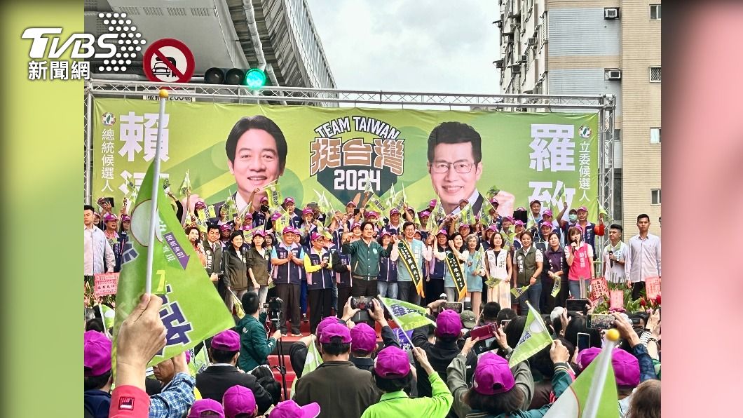 賴清德站台力挺羅致政連任 大談國會過半重要性