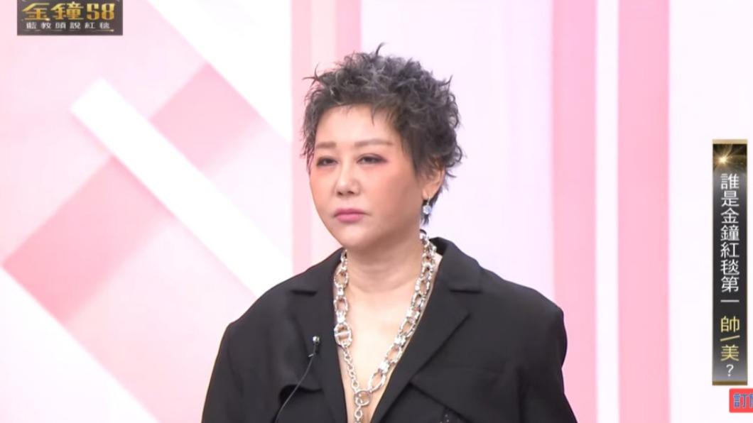 藍心湄直言想到《華燈初上》無緣獎座就不爽。(圖/TVBS)