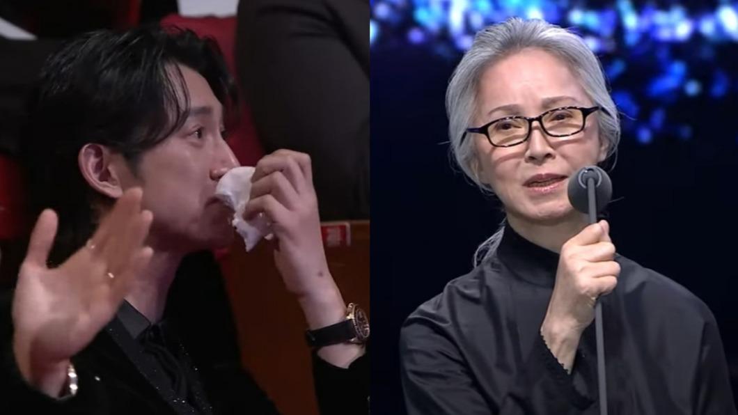 金鐘58/丁強獲貢獻獎!遺孀李璇顫抖領「有幸當丁太太」 吳慷仁哭了