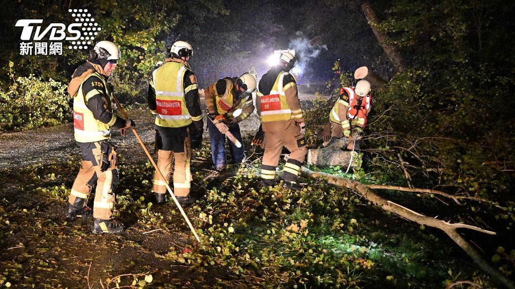 巴貝特風暴肆虐北歐 釀多地洪災與停電