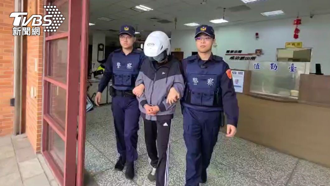 警方在林男住家查獲並當場逮捕。（圖／TVBS）