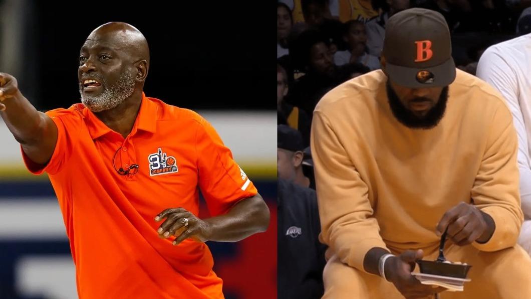 NBA/吃飯皇帝大?詹皇球場第一排猛嗑便當 湖人老大哥開轟