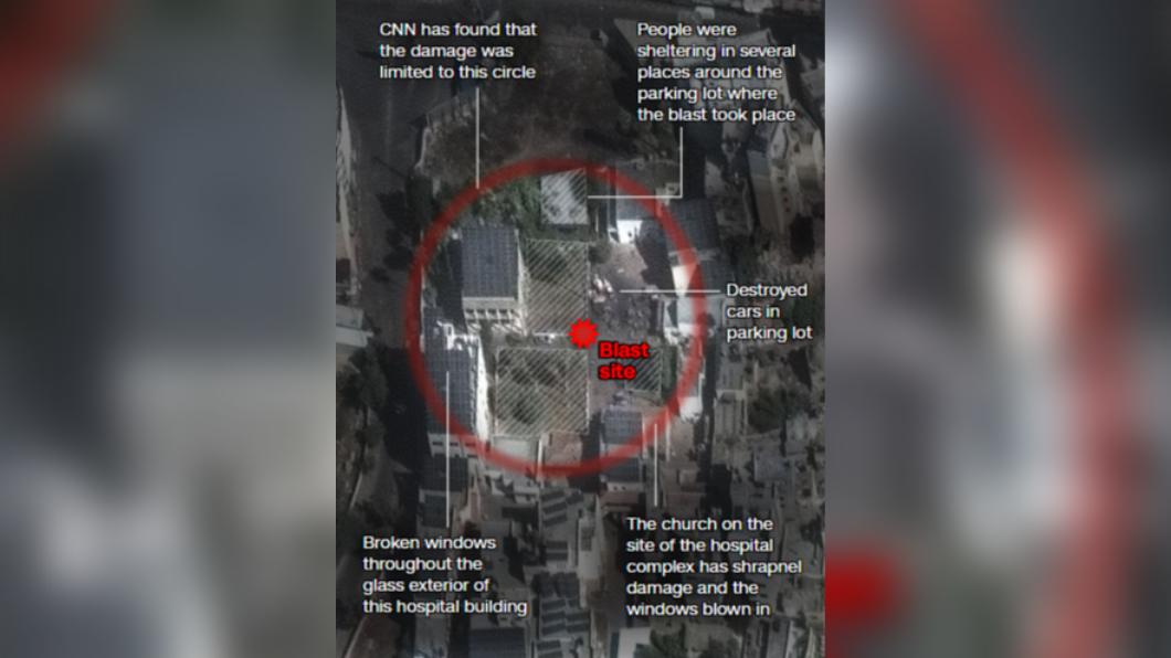 《CNN》找來擁有數十年評估炸彈損害經驗的武器與爆炸專家分析。(圖/翻攝自《CNN》)