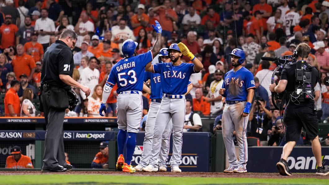 MLB／賈西亞滿貫砲轟垮太空人　遊騎兵美聯冠軍賽扳平
