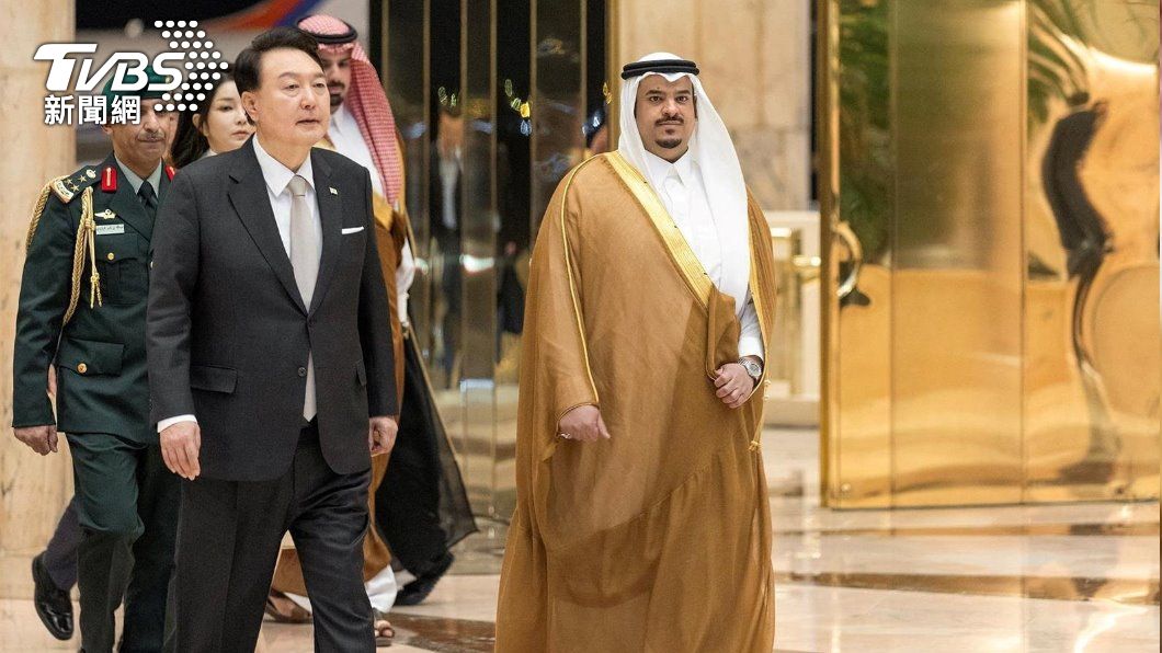尹錫悅訪沙國會晤王儲 同意力阻以巴衝突惡化