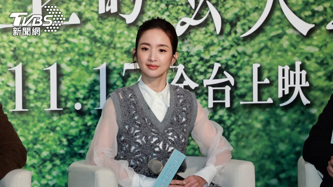 林依晨在片中周旋於周渝民、阮經天之間。(圖/趙世平攝)