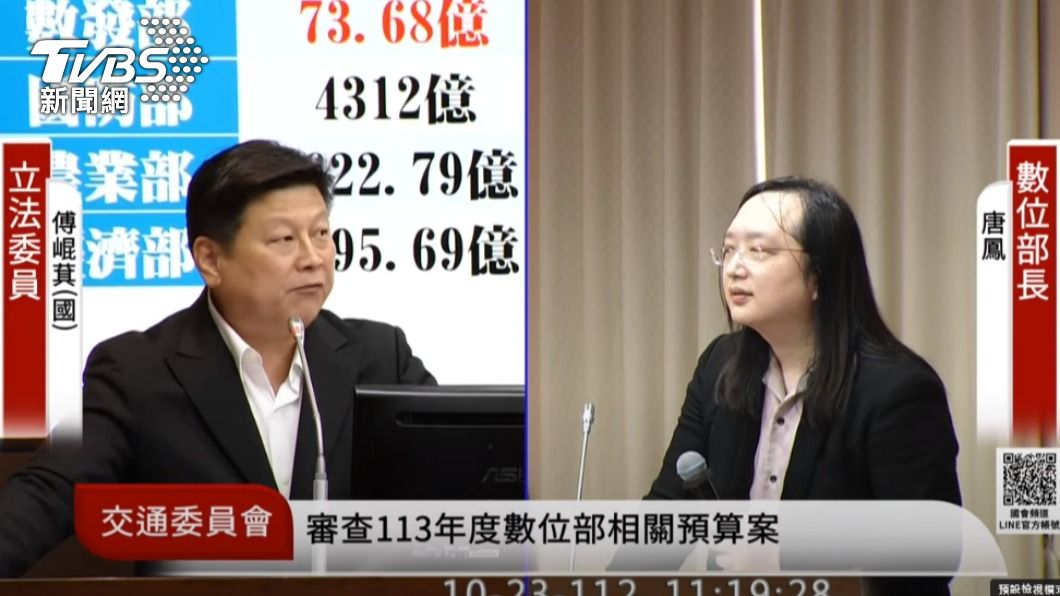 這麼高! 數位部出國預算逾5000萬 唐鳳遭藍譏「出差旅遊部」
