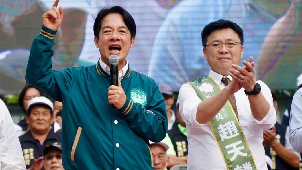 賴清德上週才替趙天麟站台。(圖/翻攝自趙天麟臉書)