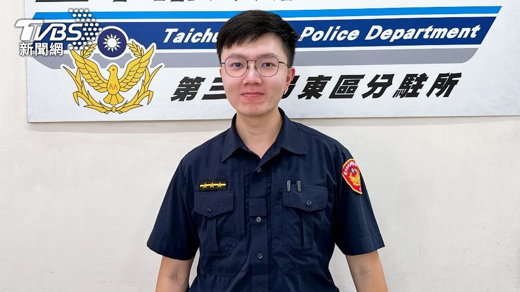 東區分駐所員警吳祖輝。(圖/TVBS)