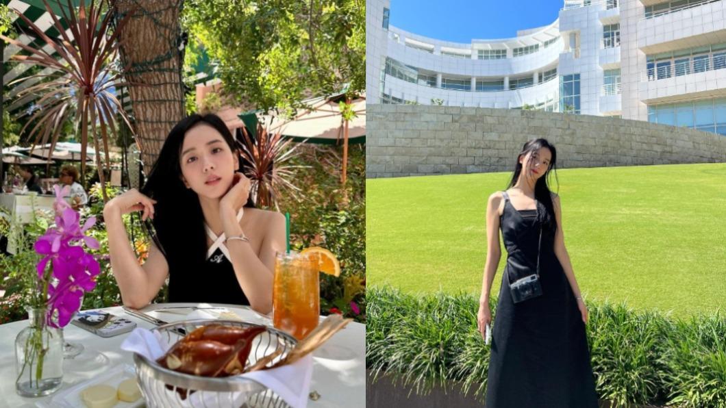 Jisoo在IG上曬出美照。(圖 / 翻攝自@sooyaaa__ IG)