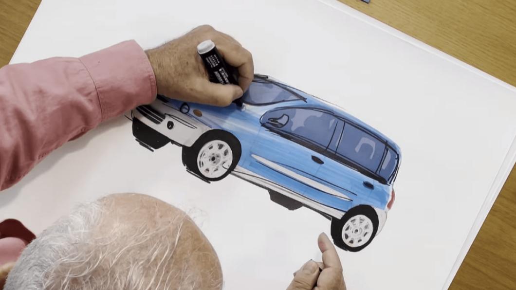 Fiat Multipla特別版的顏色設計引起車迷熱烈討論。（圖／翻攝自FCA Heritage）