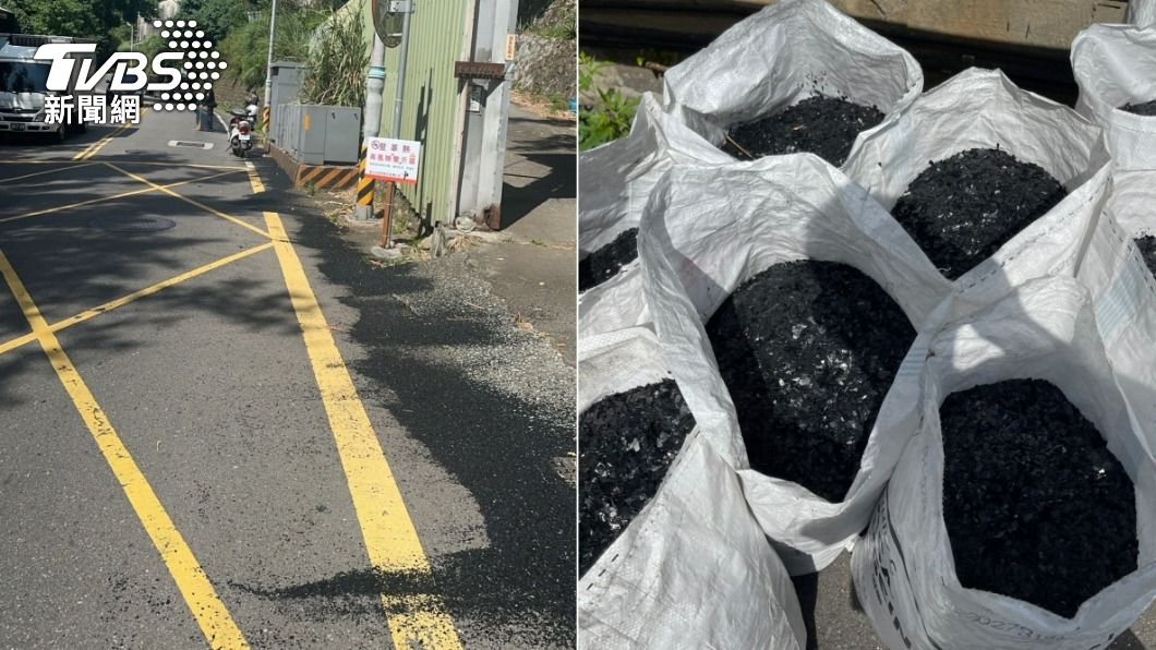 貨車載工業廢料掉滿地綿延1公里 害2騎士慘摔