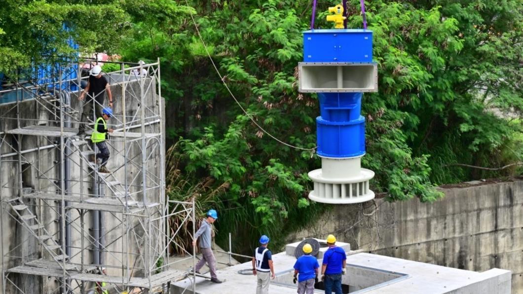 台中食水嵙溪小水力發電廠　預計年底完工供應綠電