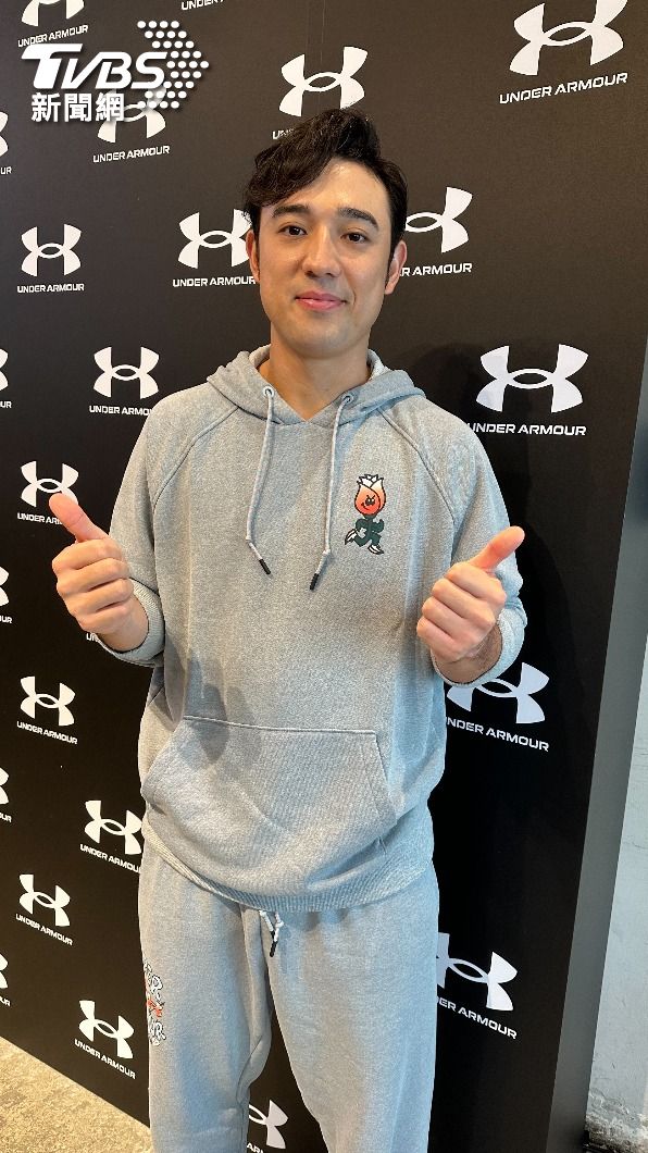 林安可表示,自從有「完美90度」稱號後,隊友還會跟他開玩笑「少幾度就打不出去」。(圖/張良瑜攝)
