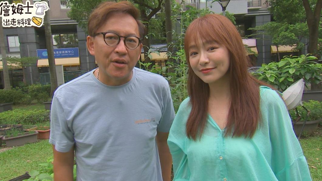 2人被都會菜園驚訝到了。(圖/八大提供)