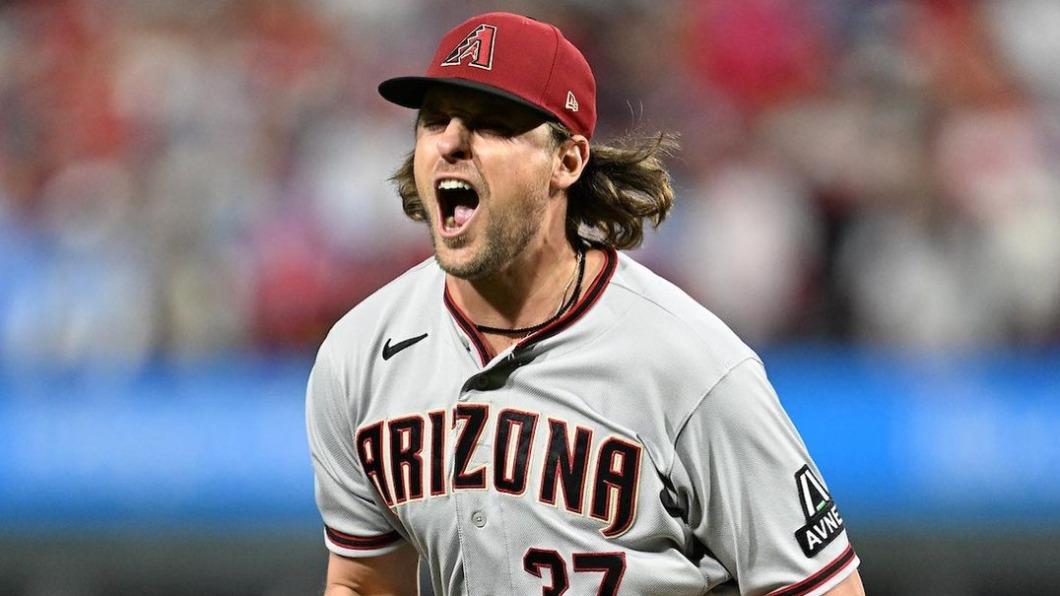 響尾蛇中繼投手Ginkel。(圖/翻攝自Arizona Diamondbacks Instagram)