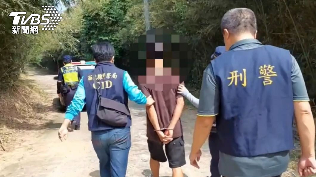 李男遭逮捕歸案。（圖／TVBS）